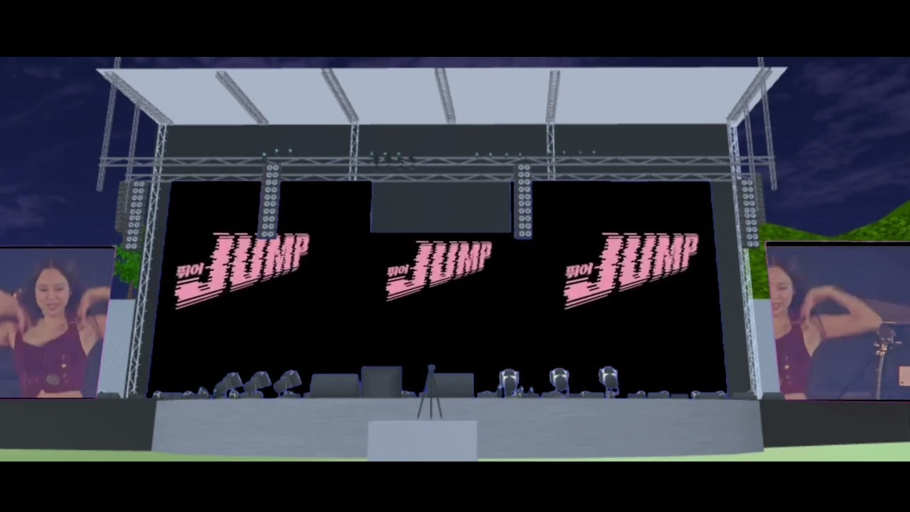 Jump Blackpink Sakura School Simulator in Jakarta 