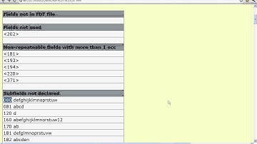 ABCD - Analyse and clean up a database