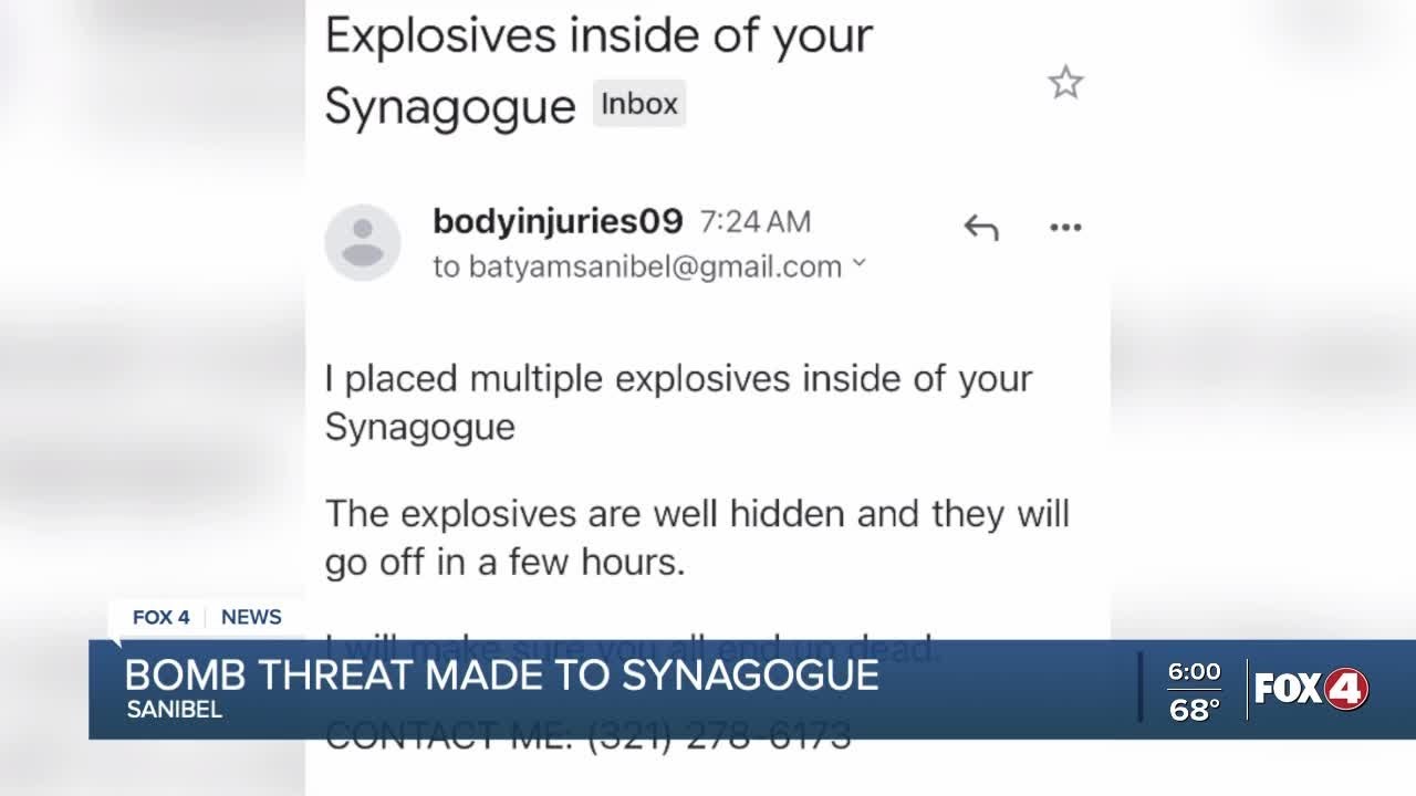 Bomb threat reported at Sanibel Island synagogue - YouTube