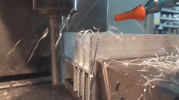 Milling Heatsink On Haas CNC Milling Machine