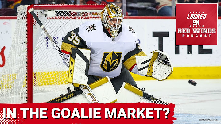 The Detroit Red Wings are reportedly in the goalie market... Why?