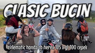 WITH AYANG 🥰 HONDA CB 125 HEREX & GL 100 CINEMATIC MODIFIKASI VIRAL STORY JEDAG JEDUG #trending