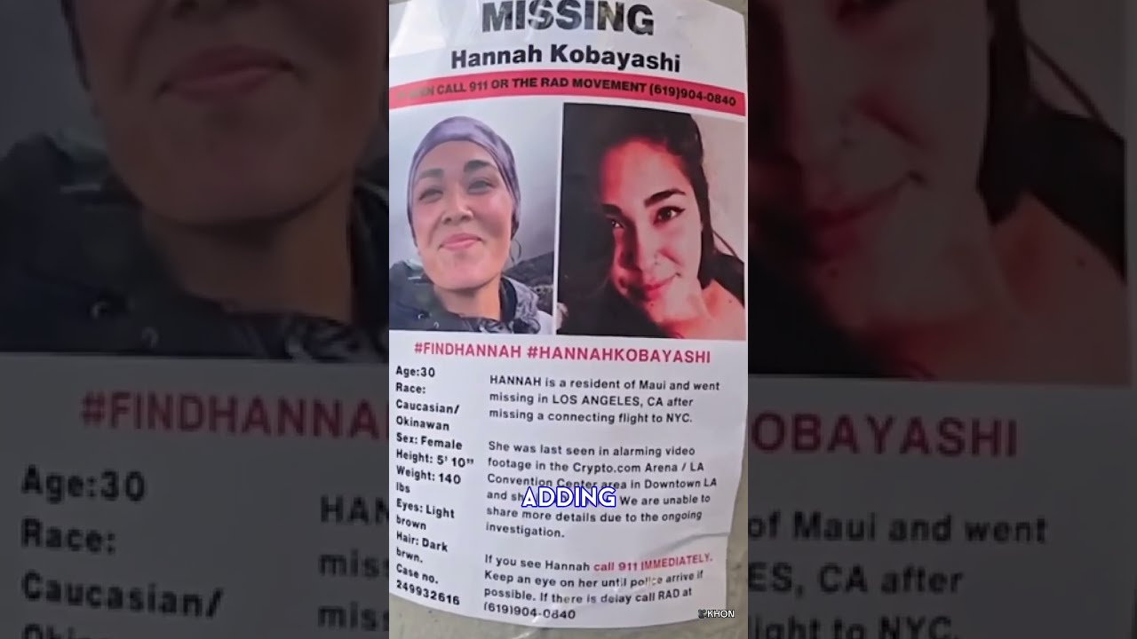 NEW Theories Emerge From Family Of Missing Hannah Kobayashi