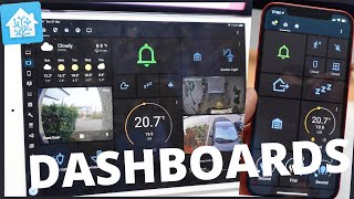 Two SIMPLE Home Assistant Dashboards for Mobile and Tablet (NO coding)