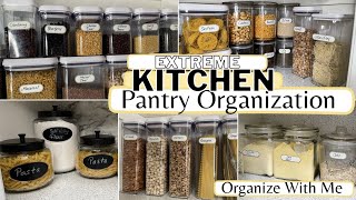 Extreme Kitchen Pantry Organization Ideas, Pantry Makeover & Restocking @ModernCreativeIdeas