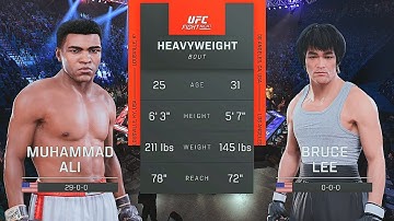 Muhammad Ali Vs. Bruce Lee : EA Sports UFC 5 Simulations : UFC 5 Gameplay (PS5)
