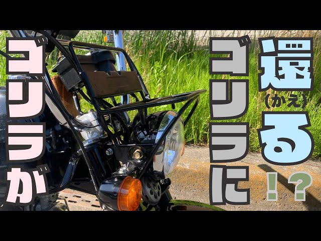 ホンダ ゴリラ】フロントキャリア取り付け - YouTube