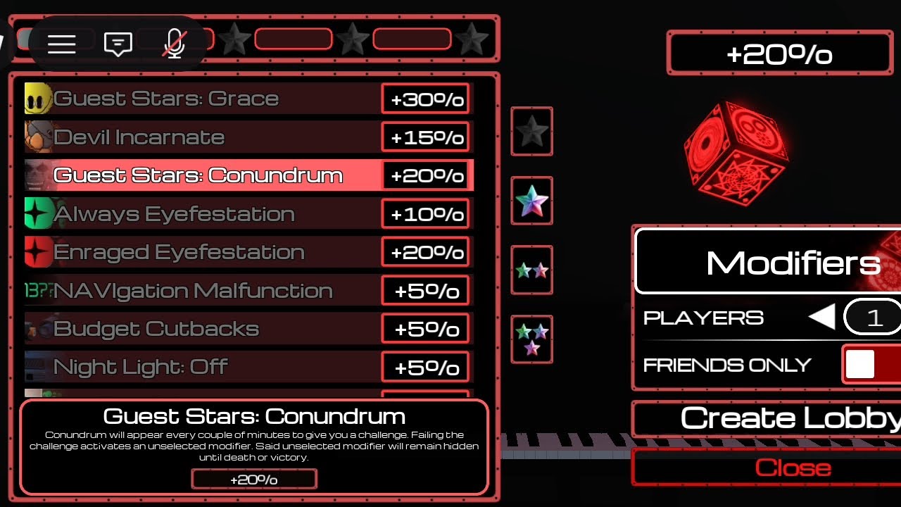 Pressure 1 star Modifiers Showcase (update) - YouTube