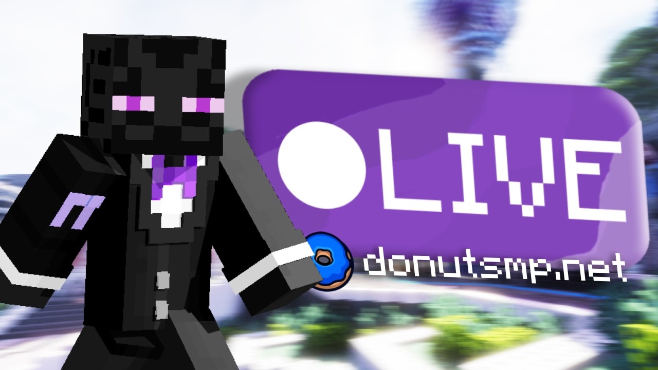 DONUT SMP LIVE 🟣 | Adding Re-gears to the base | road 2 media 🎥