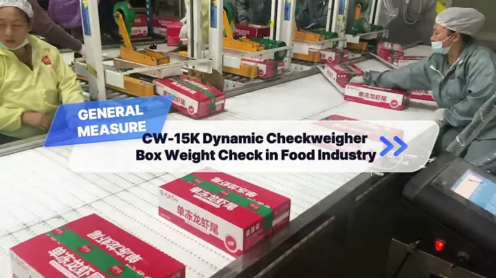 Checkweigher in Food Industry for Box Weight Checking - General Measure