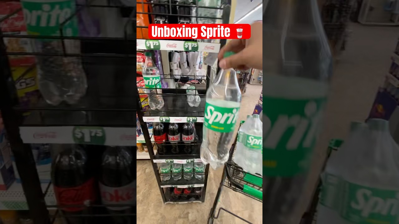 Unboxing Sprite 🥤