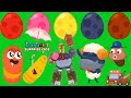 Bingo song baby song surprise egg with larva stamp transformation play  nursery rhymes  kids song