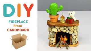 DIY Fireplace Cardboard for Fairy House by Wow DIY 1,478 views 4 months ago 7 minutes, 10 seconds