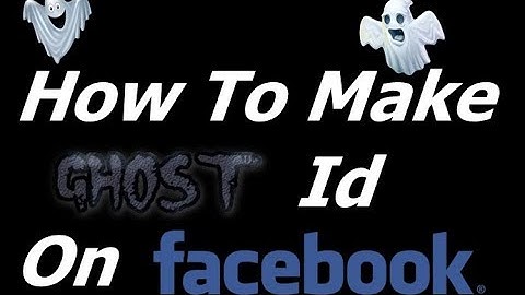How To Make Ghost Id On Facebook Urdu/Hindi Tutorial