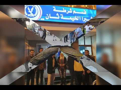 هبوط أرضي بشارع ١٥ مايو أمام قسم ثان شبرا الخيمة بمحافظة القليوبية في مصر