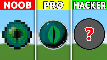 NOOB vs PRO vs HACKER Eye of Ender Minecraft pixel art💎