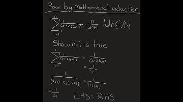 Mathematical Induction Pure Math Unit 1 CAPE