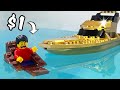 I Tested $1 vs $10,000 Lego Boats! image