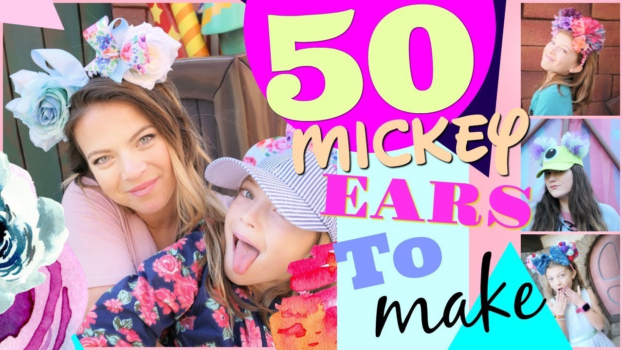 DIY Lace Mickey Mouse Ears – Honestly WTF