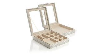 Prestige 2pc DragonEmbossed Jewelry Box Set