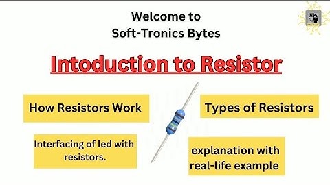 Introduction to Resistors || Explanation with real life Example #Electronics #circuit #resistor