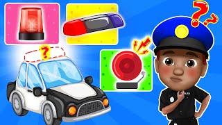 Where Is My Siren Song! 🚒 🚓 🚑 Police Car Song | Me Me and Friends Kids Songs