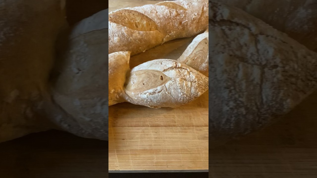 Scratch made Baguettes 