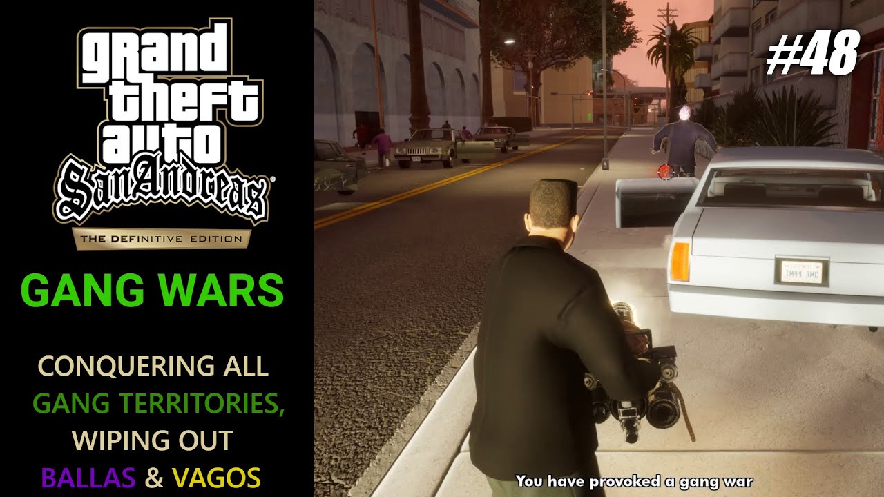 GTA SAN ANDREAS - Como travar guerra de gangues nas cidades do