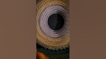 Star Wars inspired string art shorter version!#starwars #endor #stringart #mandala #hammering