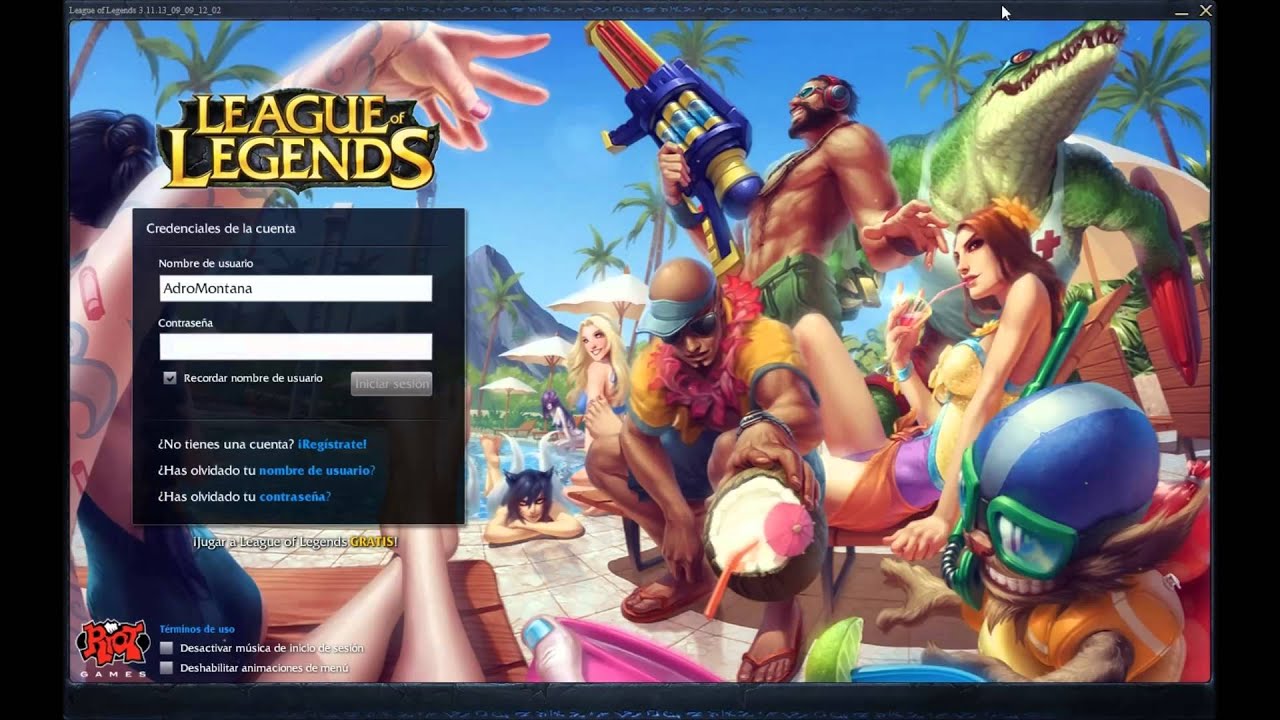 Pool Party  Login Screen - League of Legends 