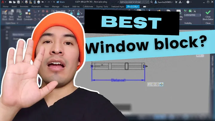 Incredible Window Block for AutoCAD Designers