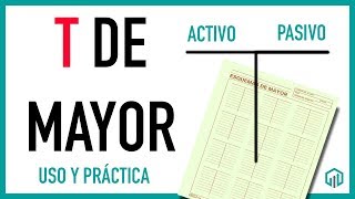 LA T DE MAYOR  USO, PRÁCTICA Y EJEMPLOS  CONTABILIDAD BÁSICA