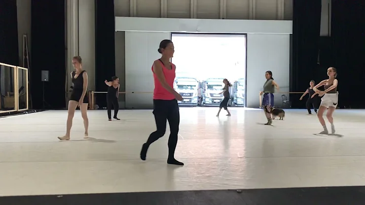 Apu teaches ballet with Janet Panetta