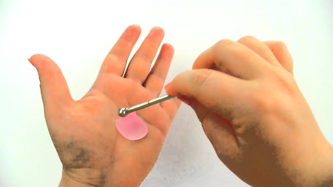 как раскатать лепесток - YouTube