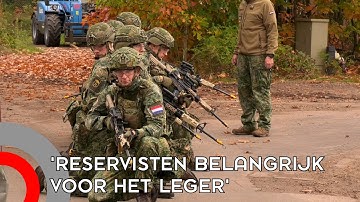 Reservisten in trek bij het leger: 