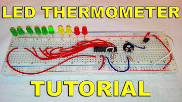 How to Make a Led Thermometer with LM3914 + LM35