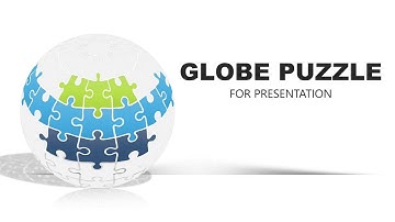How to create infographic globe puzzle charts for Keynote presentations