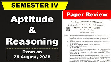 PDUSU Aptitude and Reasoning Paper Reviww | Aptitude and Reasoning Important Questions | PDUSU PYQ