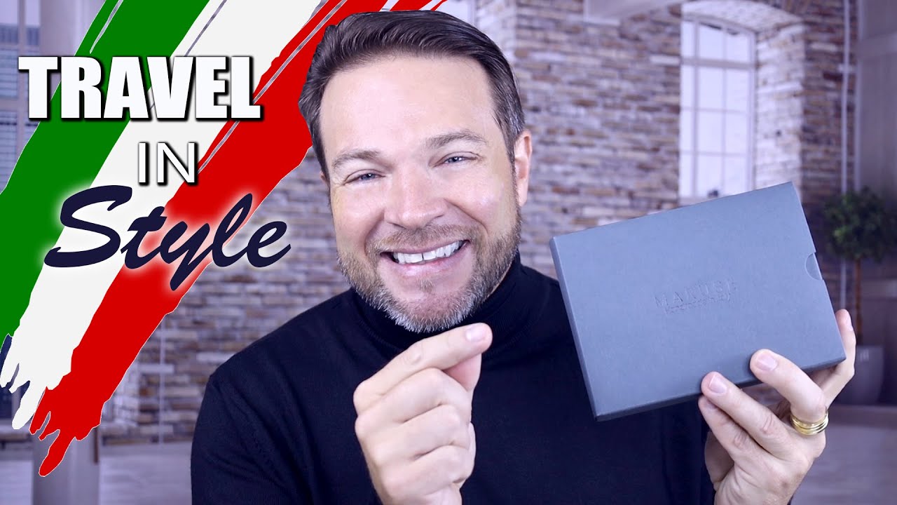 Maruse MARUSE Leather Passport Cover | Unboxing - YouTube