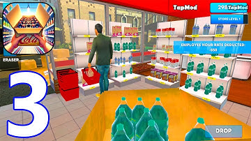 Retail Store Simulator - Gameplay Part 3 Retail Store Manager, Store Upgrade (Android, iOS)