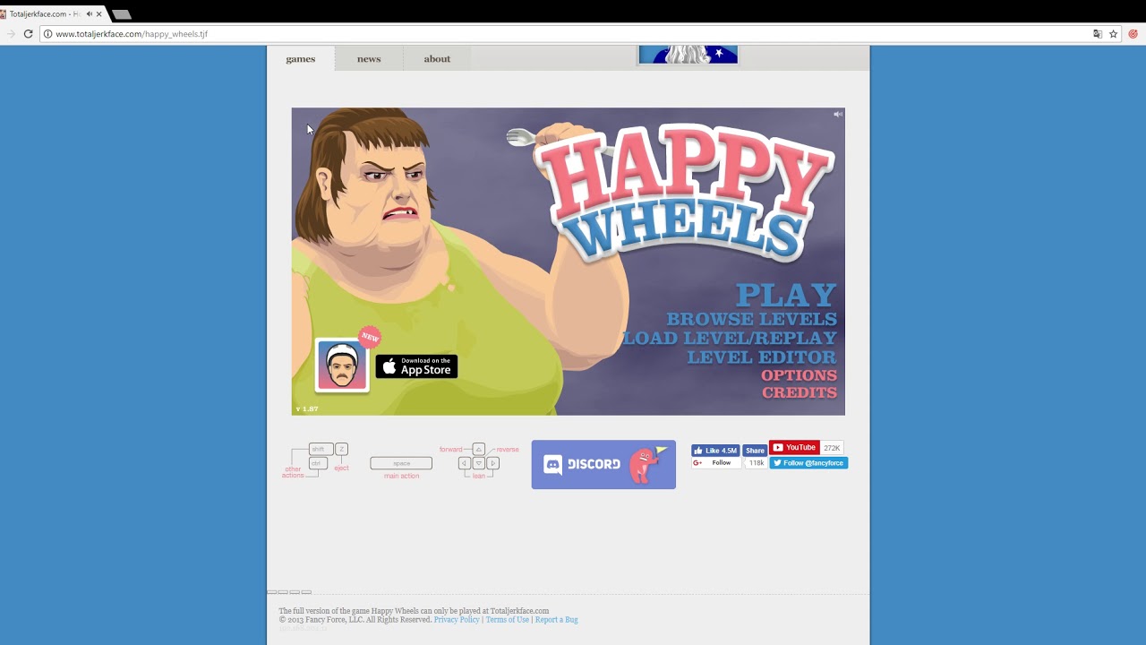 total jerkface happy wheels full version no download