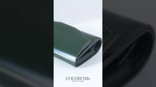 Classic Compact Wallet【グロスコードバン】 #cocorome #wallet #madeinjapan #ココロミ #日本製