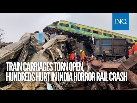 Train carriages torn open, hundreds hurt in India horror rail crash