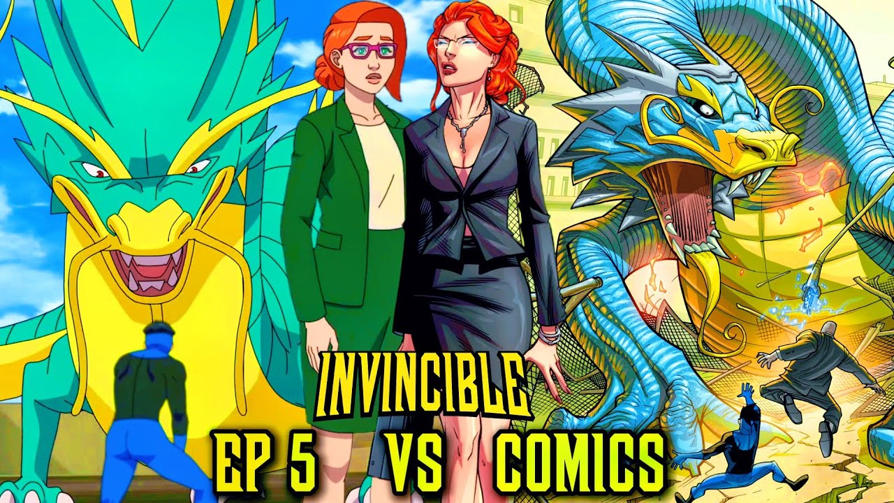 INVINCIBLE S3 EP 5 VS COMICS COMPARISONS | All Changes & Similarities ...