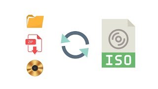 تحويل أي مجلد أو ملف مضغوط أو اسطوانة الى ملف ايزو | Convert any file to iso