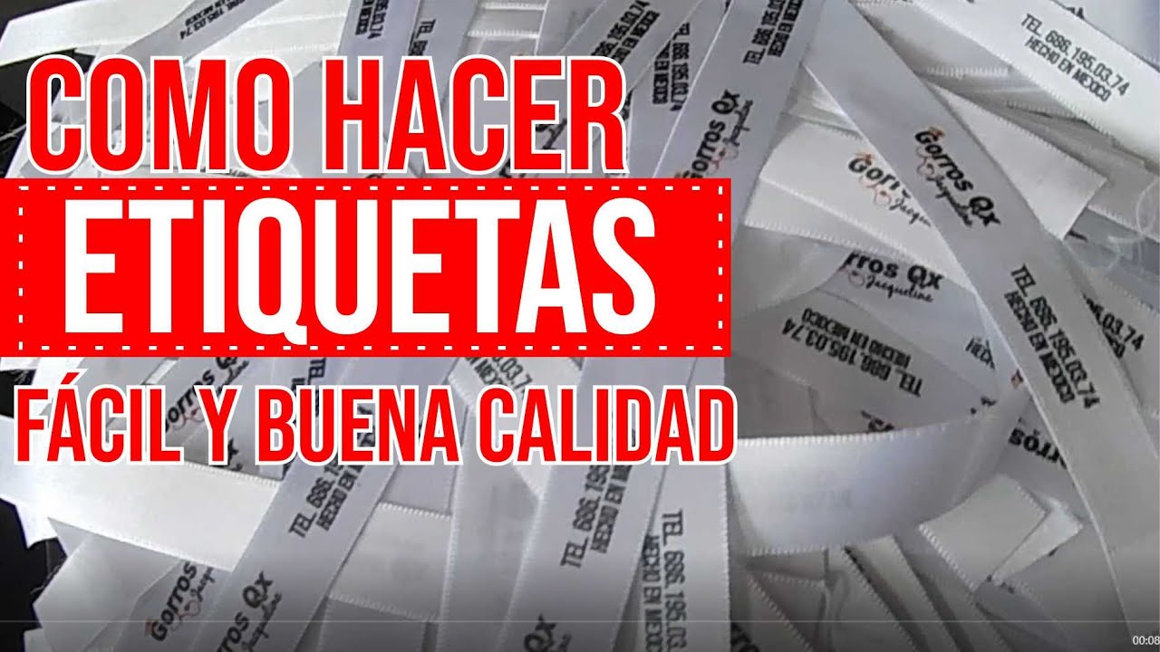 COMO HACER ETIQUETAS SUBLIMADAS -