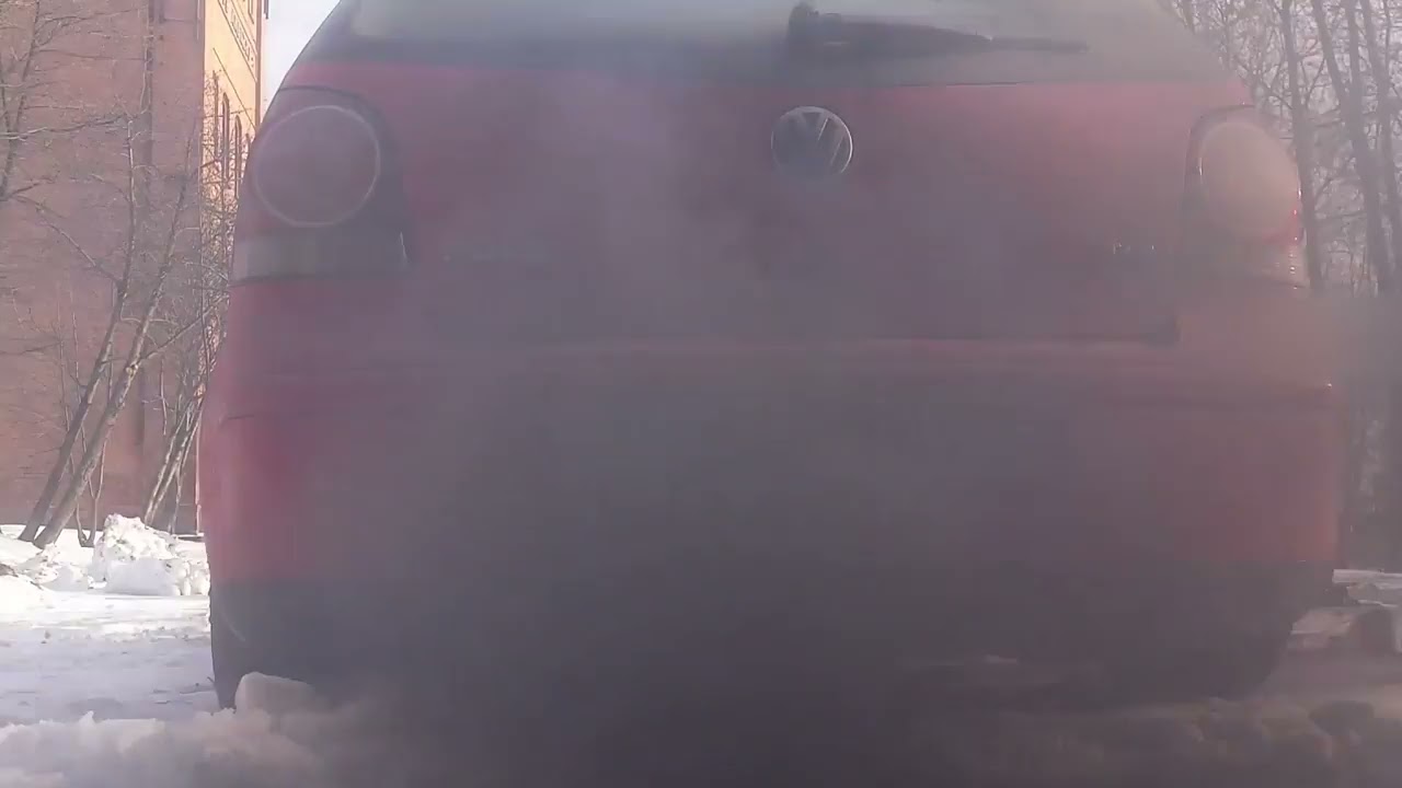 Polo 1,4 TDi dymi na czarno, diesel musi dymić YouTube