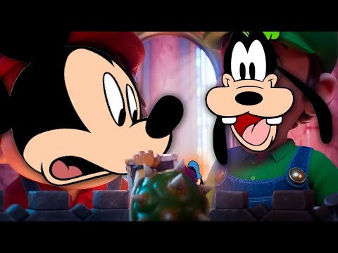 Super Mario Galaxy Movie clip, But DISNEY