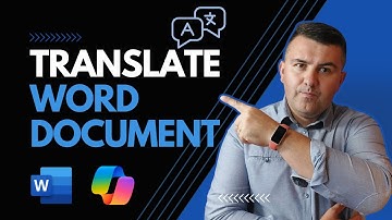 Translate Word Documents with Copilot and Microsoft Translator