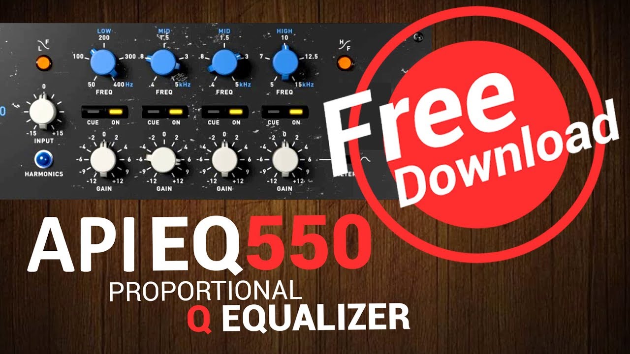 [EXPIRED] Overloud EQ550 API500 Series EQ plugin download link - YouTube